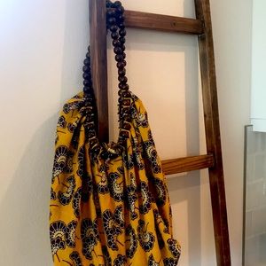 Beaded Handel Sack Cloth Bag